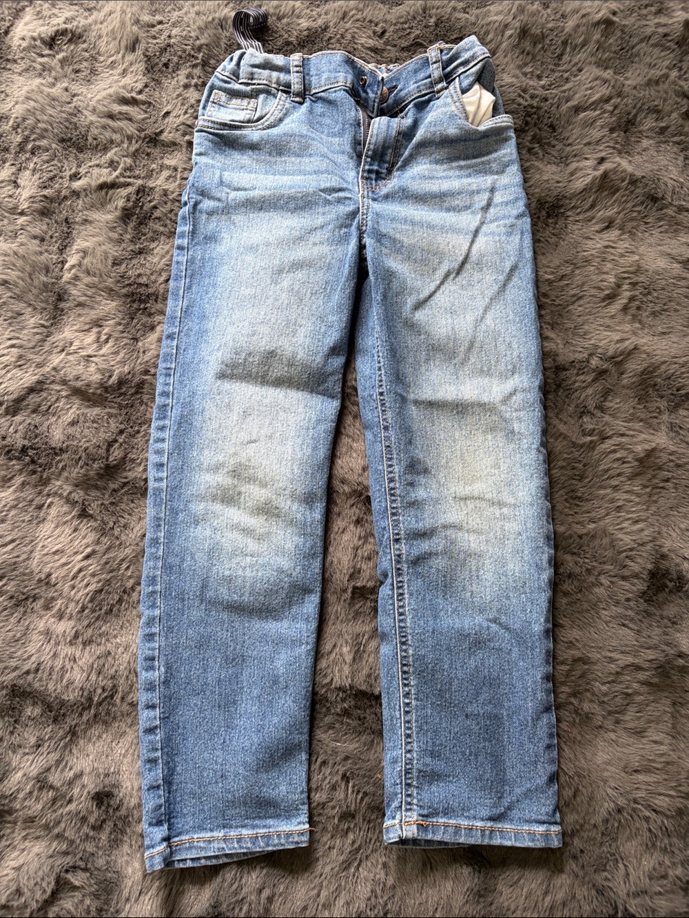 Light Blue KIDS Jeans - Casual Straight Fit
